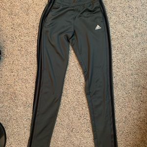 Dark gray womens XS adidas track pants
